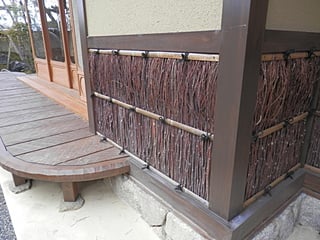 kokubunji* rino wood paneling, open veranda of the chestnut tree