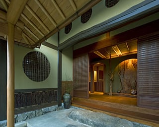 The samurai residence-like entrance